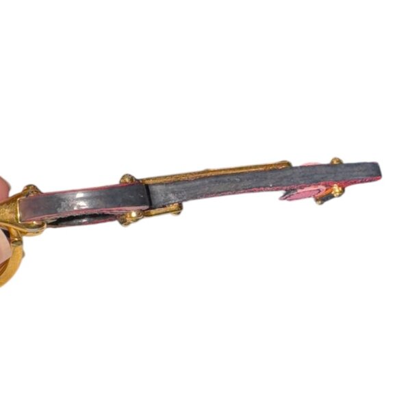 PRADA Saffiano Leather Lip Key Chain - Picture 5 of 7